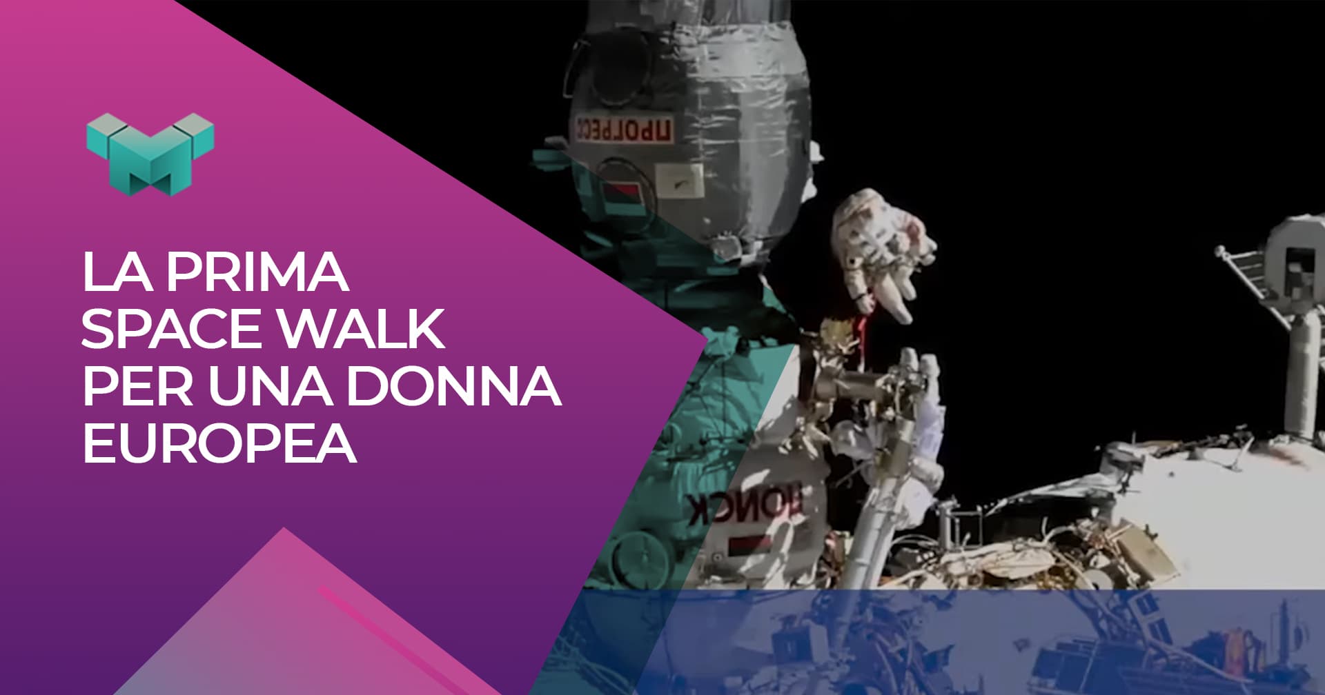 Samantha Cristoforetti e la sua prima Space Walk (EVA)